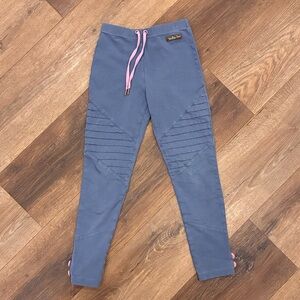 Matilda Jane Just Imagine Keely Gray Moto Leggings Pants Bottoms 8 Girl